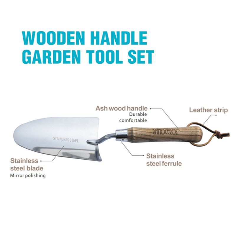 stainless steel garden tool set features