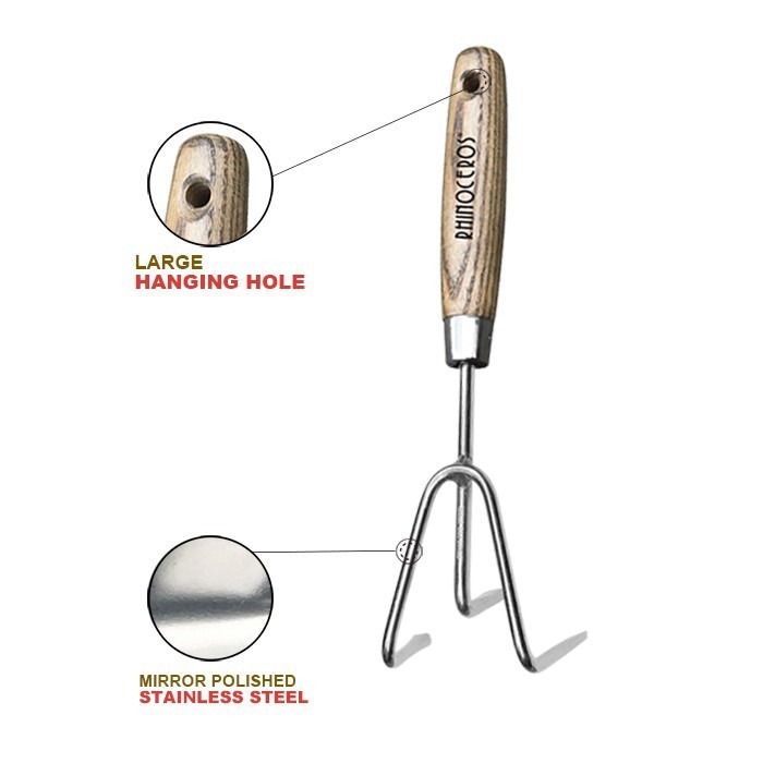 3 Tine Hand Cultivator