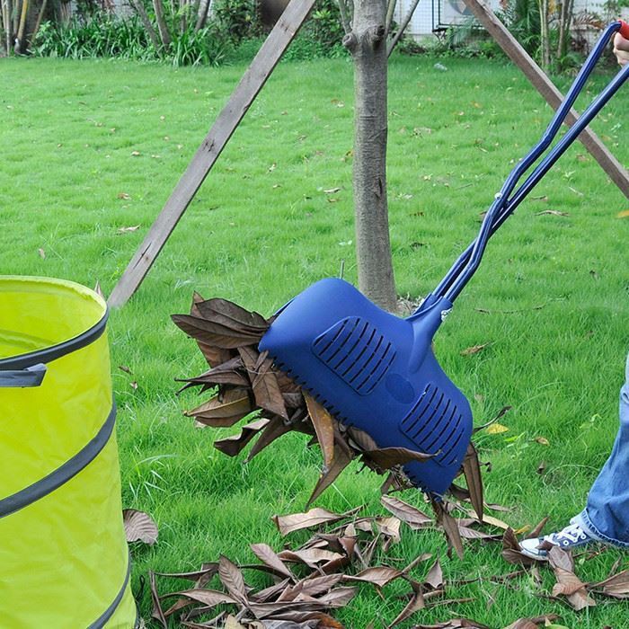 long handled leaf grabber
