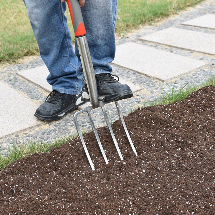 stainless digging forks